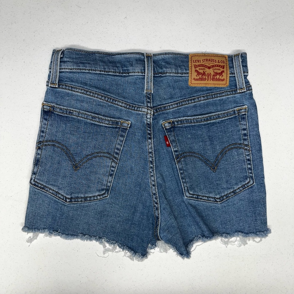 Levi's High Rise Denim Shorts